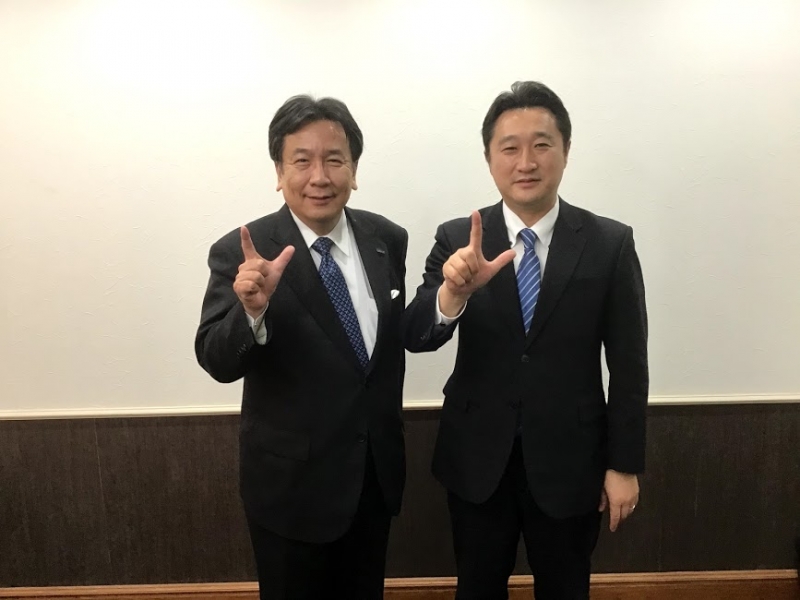 29日　枝野幸男・立憲民主党代表が石川候補の応援に来ます
